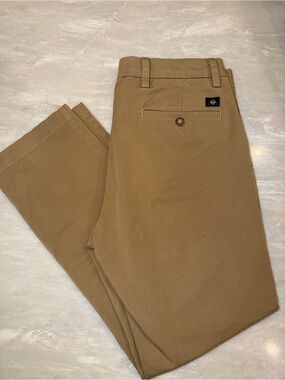 Dockers Ultimate 360 Flex Men’s Pants Size 32 Slim Khaki Tan Chino 28‎ Inseam